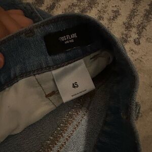 70’s flare mid rise short EXPRESS